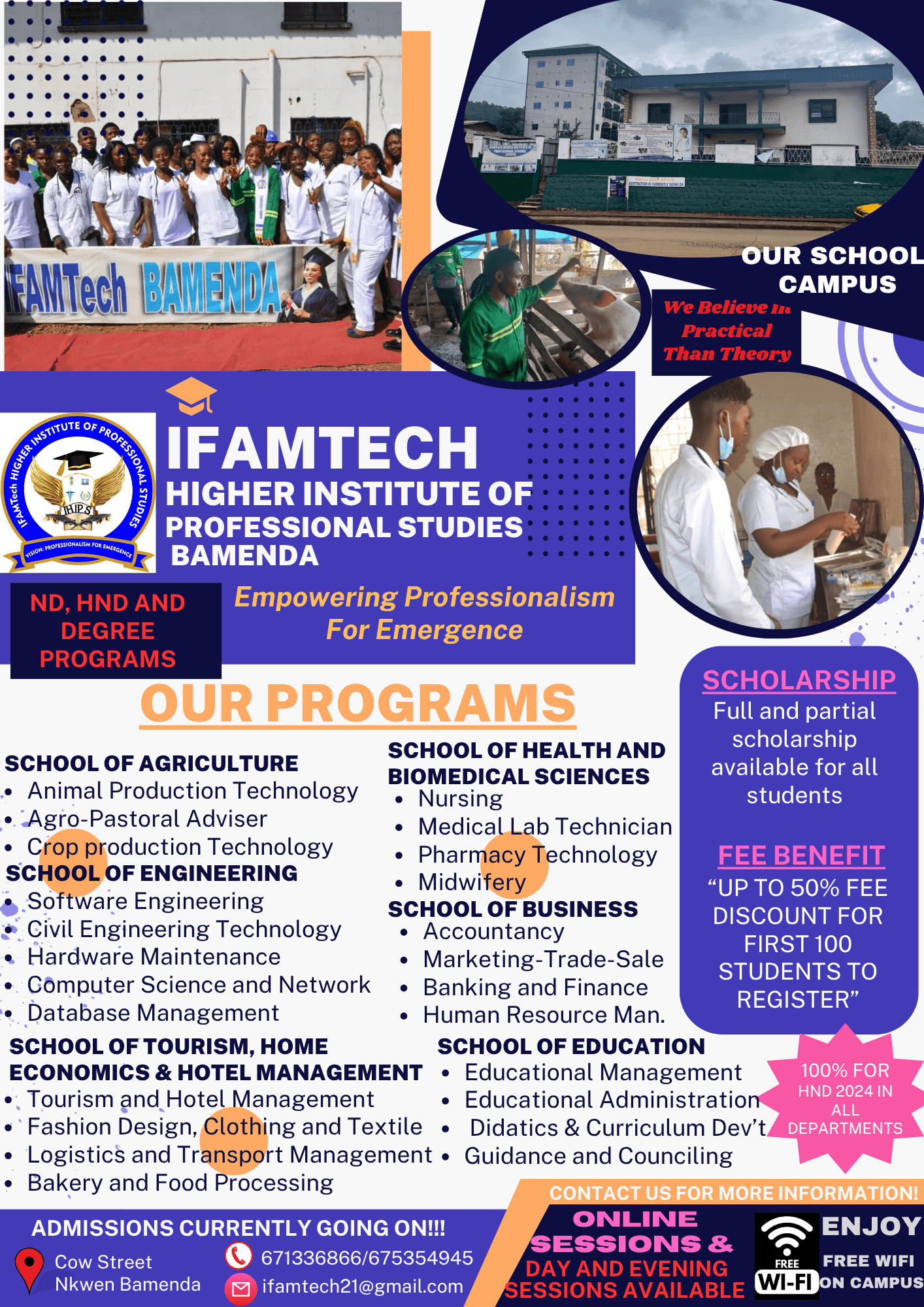 Official Admission Flyer
